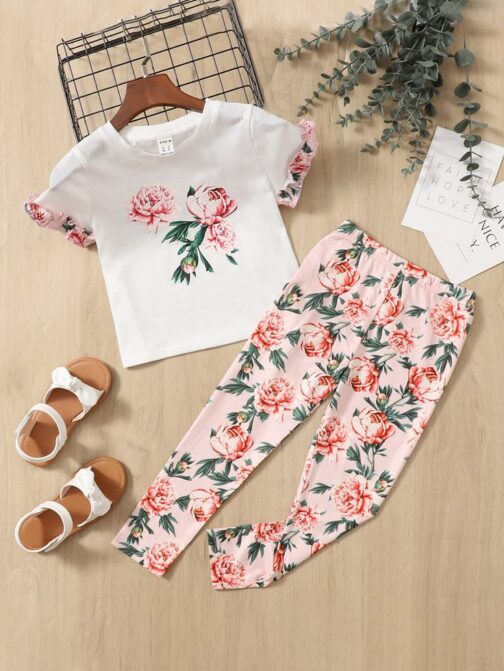 GIRLS TOP BOTTOM SET  (running summer products) - Image 11