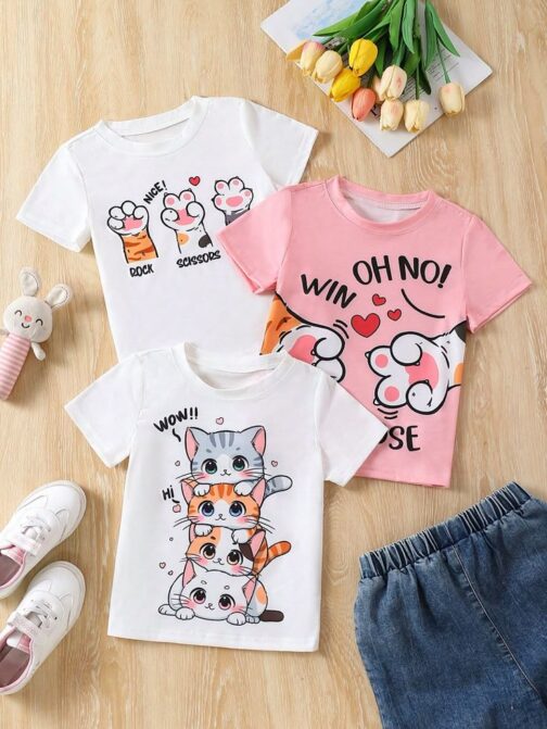 GIRLS TOP BOTTOM SET  (running summer products) - Image 30