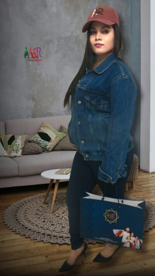 LADIES DENIM JEANS JACKET - Image 3