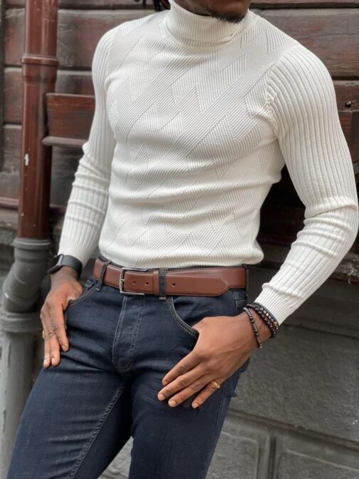 Men's Short Sleeve Sweater - Image 4