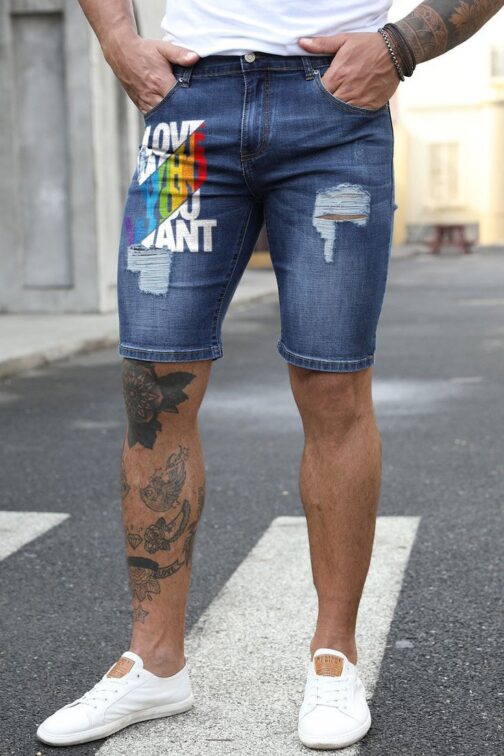 Men's Denim Shorts - Image 3