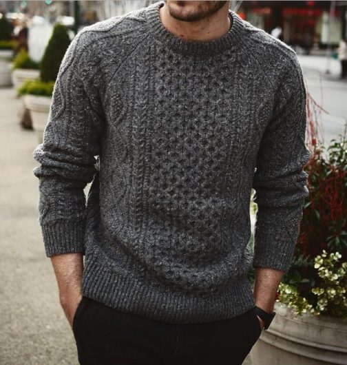 Men's Short Sleeve Sweater - Image 13