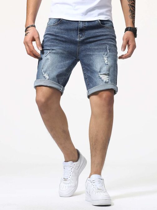 Men's Denim Shorts - Image 2