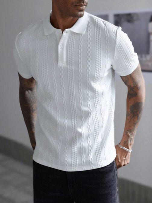 Men's Short Sleeve Sweater - Image 8