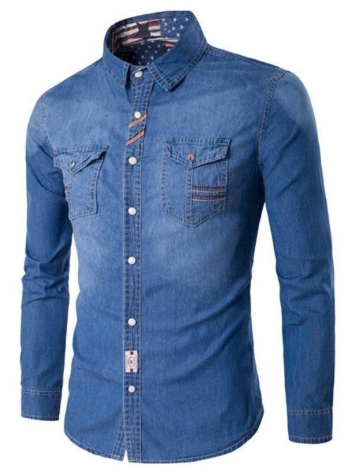 Men's Denim Shirt - Image 20