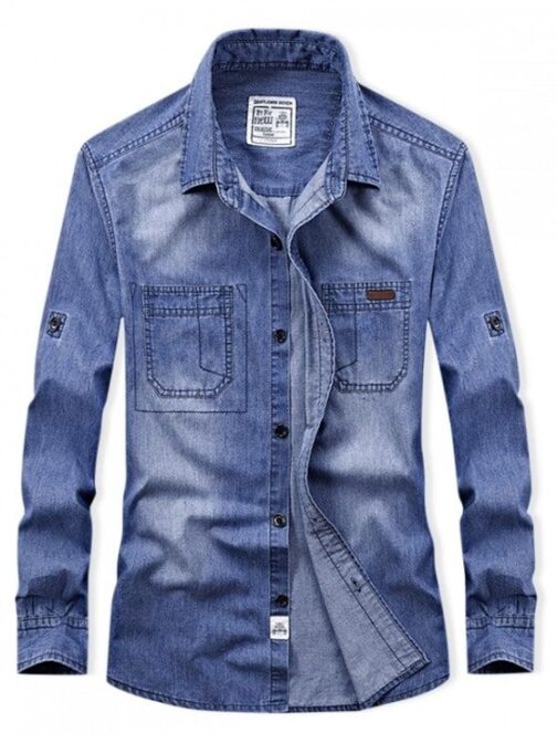 Men's Denim Shirt - Image 8