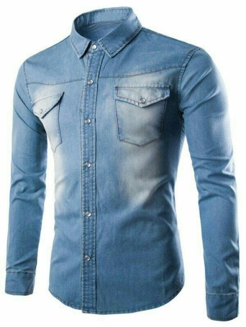 Men's Denim Shirt - Image 9