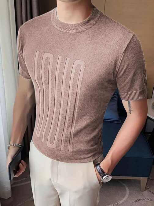 Men's Short Sleeve Sweater - Image 26