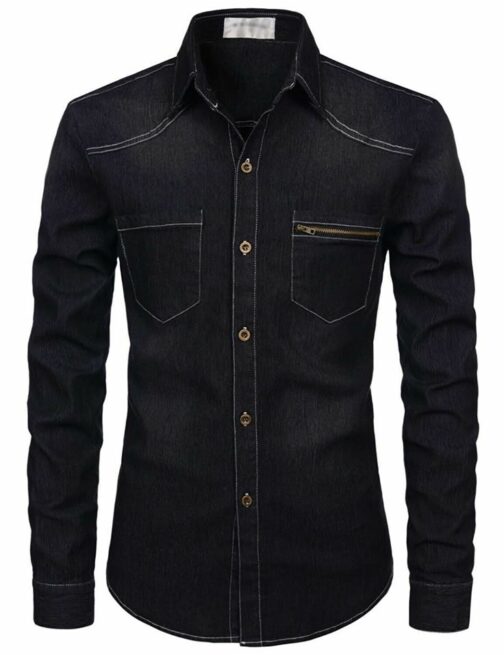 Men's Denim Shirt - Image 3