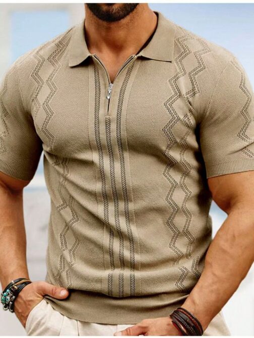Men's Short Sleeve Sweater - Image 28