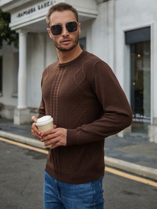Men's Short Sleeve Sweater - Image 30